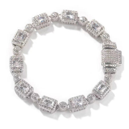 8MM Cuban Sugar Zircon Bracelet