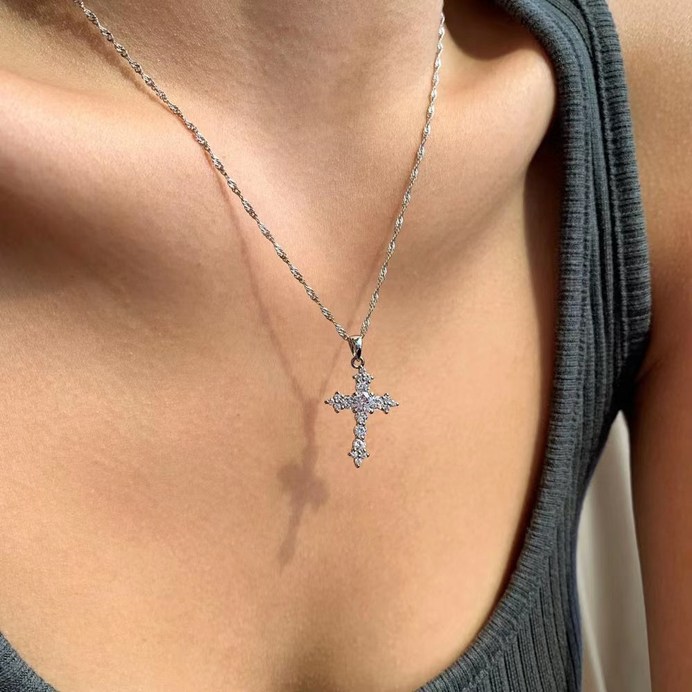 Sterling Silver Cross Necklace