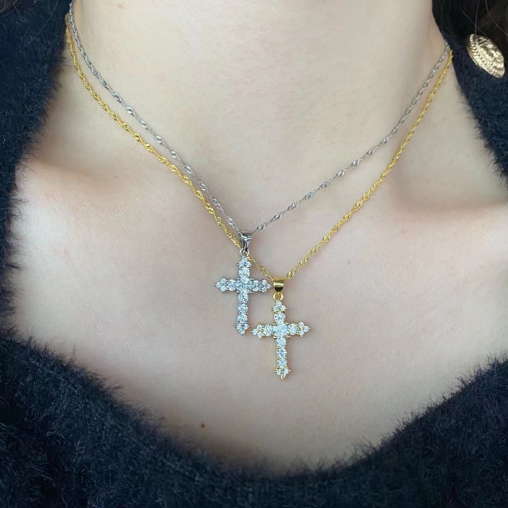 Sterling Silver Cross Necklace