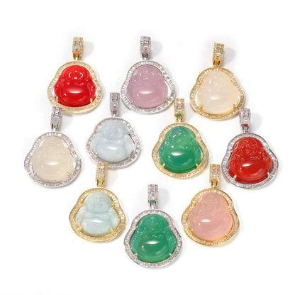 Jade Buddha Pendant Necklace