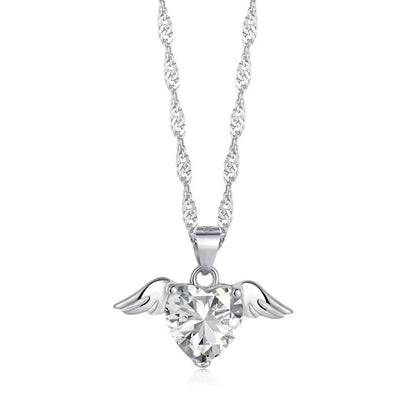 Angel Sterling Silver Necklace