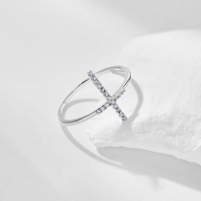 Classic Cross Sterling Silver Ring