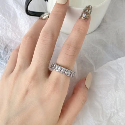 Luxury Sterling Silver Ring Band