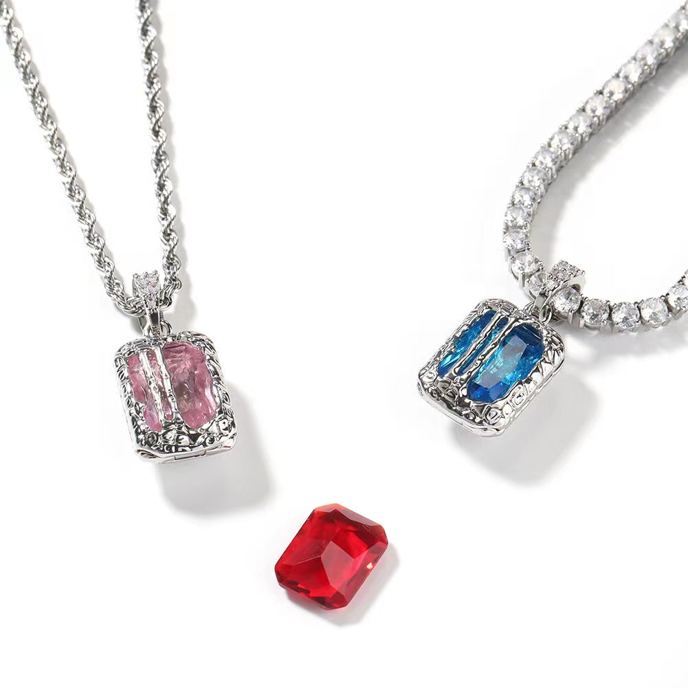 Magic Box 5 Zircon Set Necklace