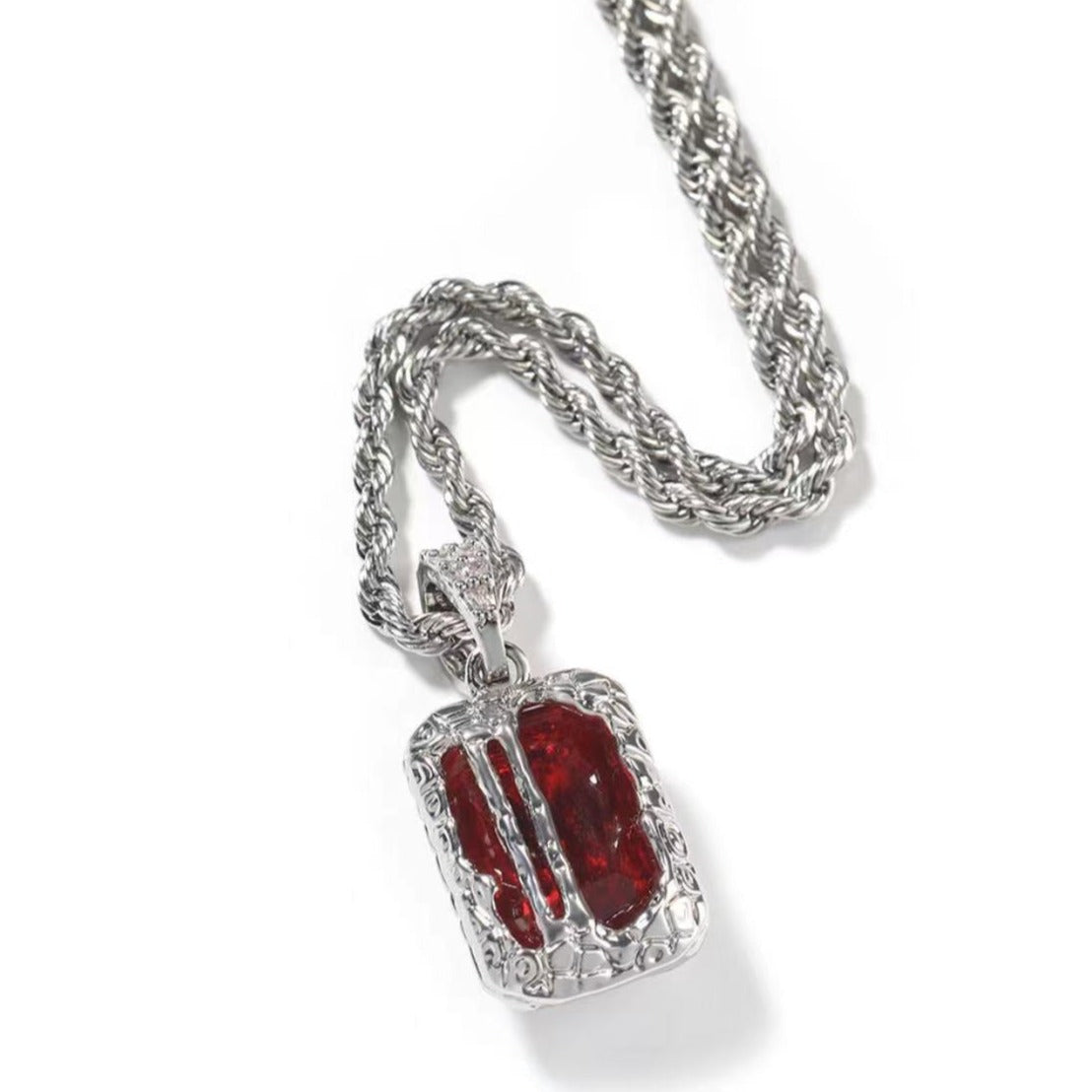 Magic Box 5 Zircon Set Necklace