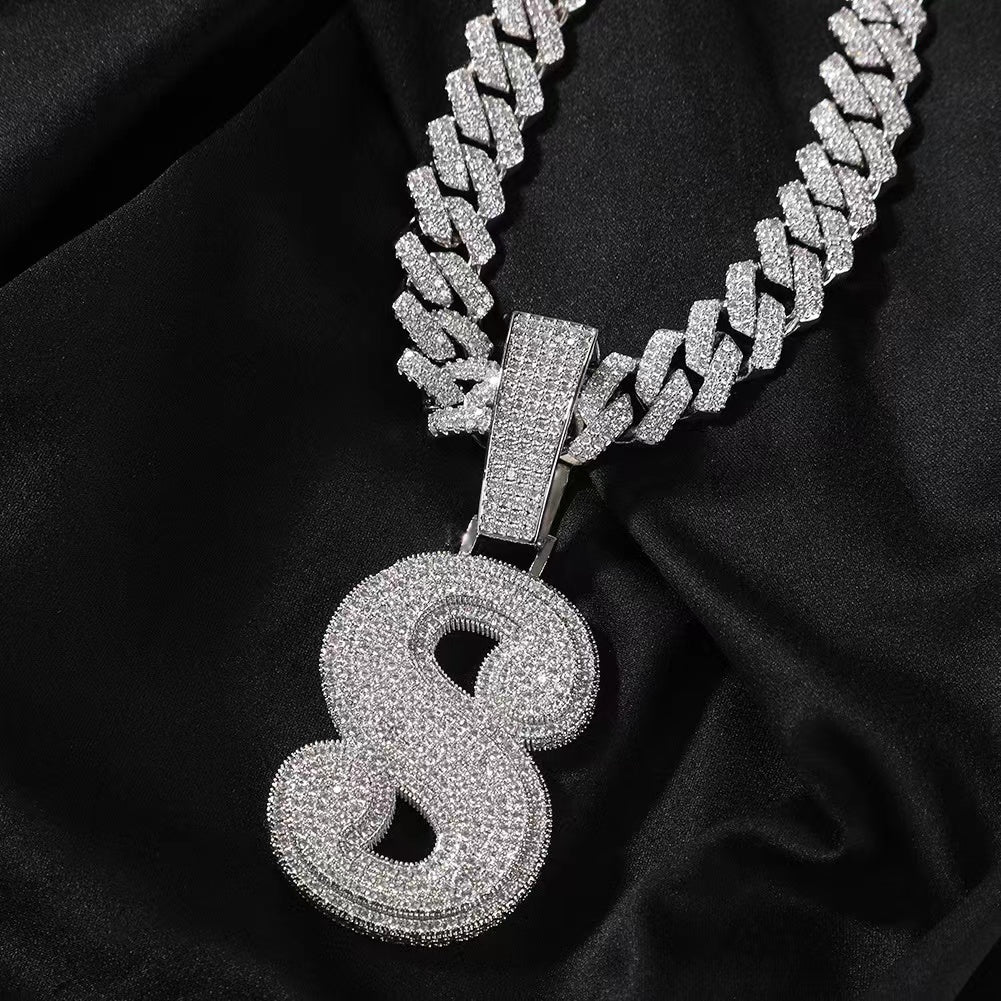 Rich Initial Cuban Necklace