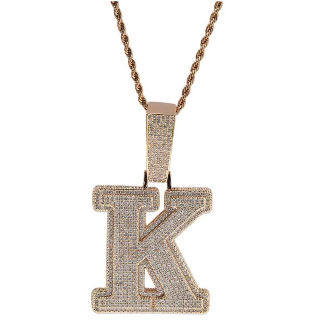 Rich Initial Cuban Necklace