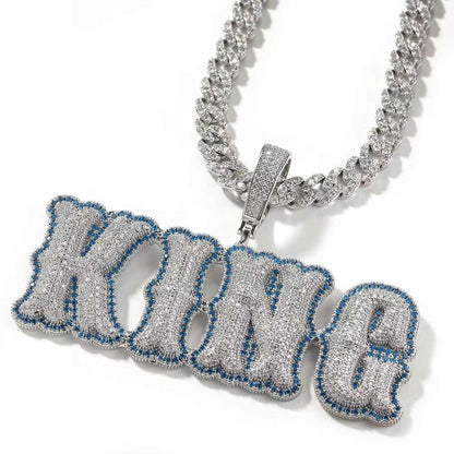 Custom Made Name Zircon Tennis Necklace