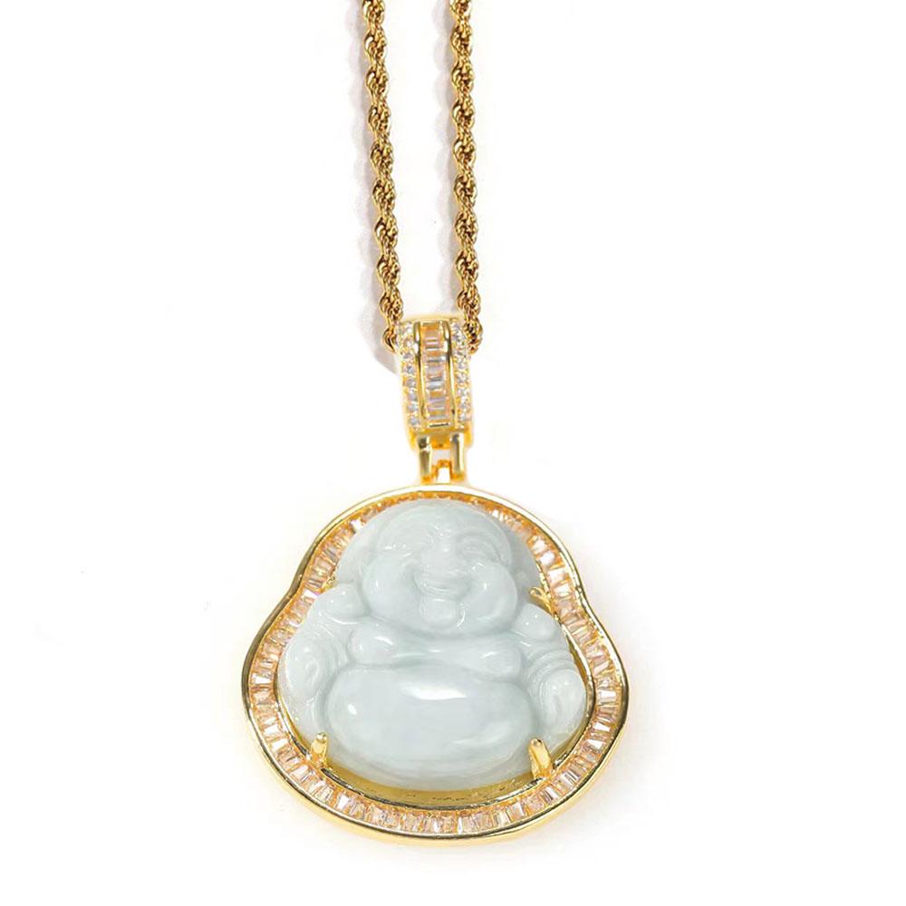 Jade Buddha Pendant Necklace