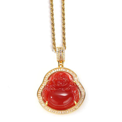 Jade Buddha Pendant Necklace