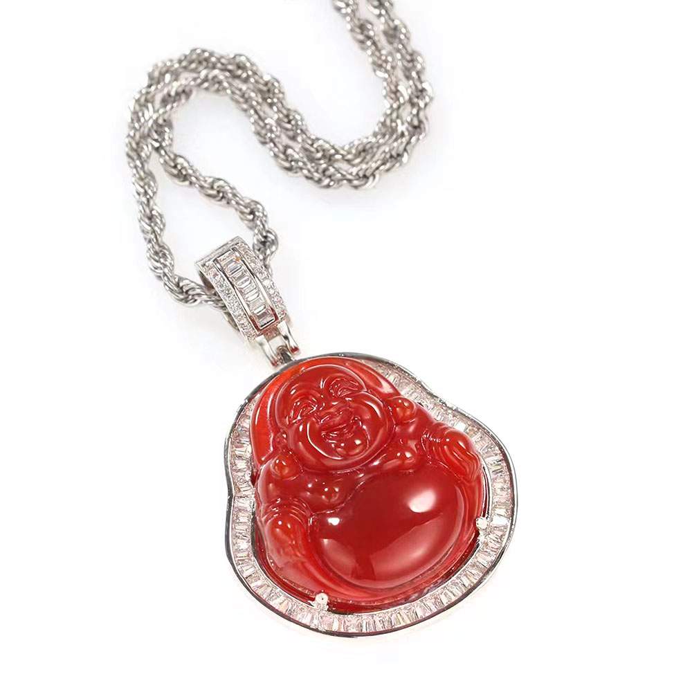 Jade Buddha Pendant Necklace