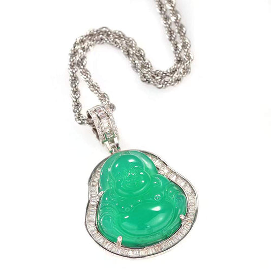 Jade Buddha Pendant Necklace