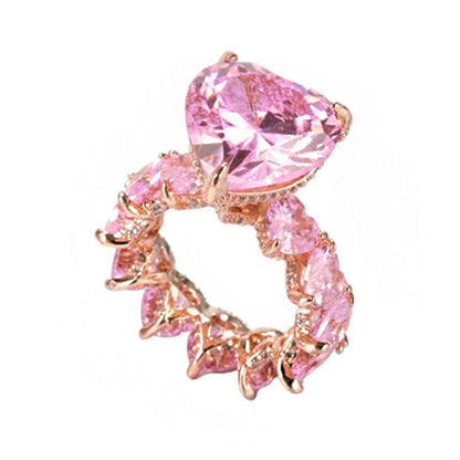 Princess Heart Ring Pink