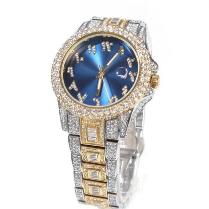 Arabic Dial Watch Blue