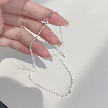 Sterling Silver Glint Necklace