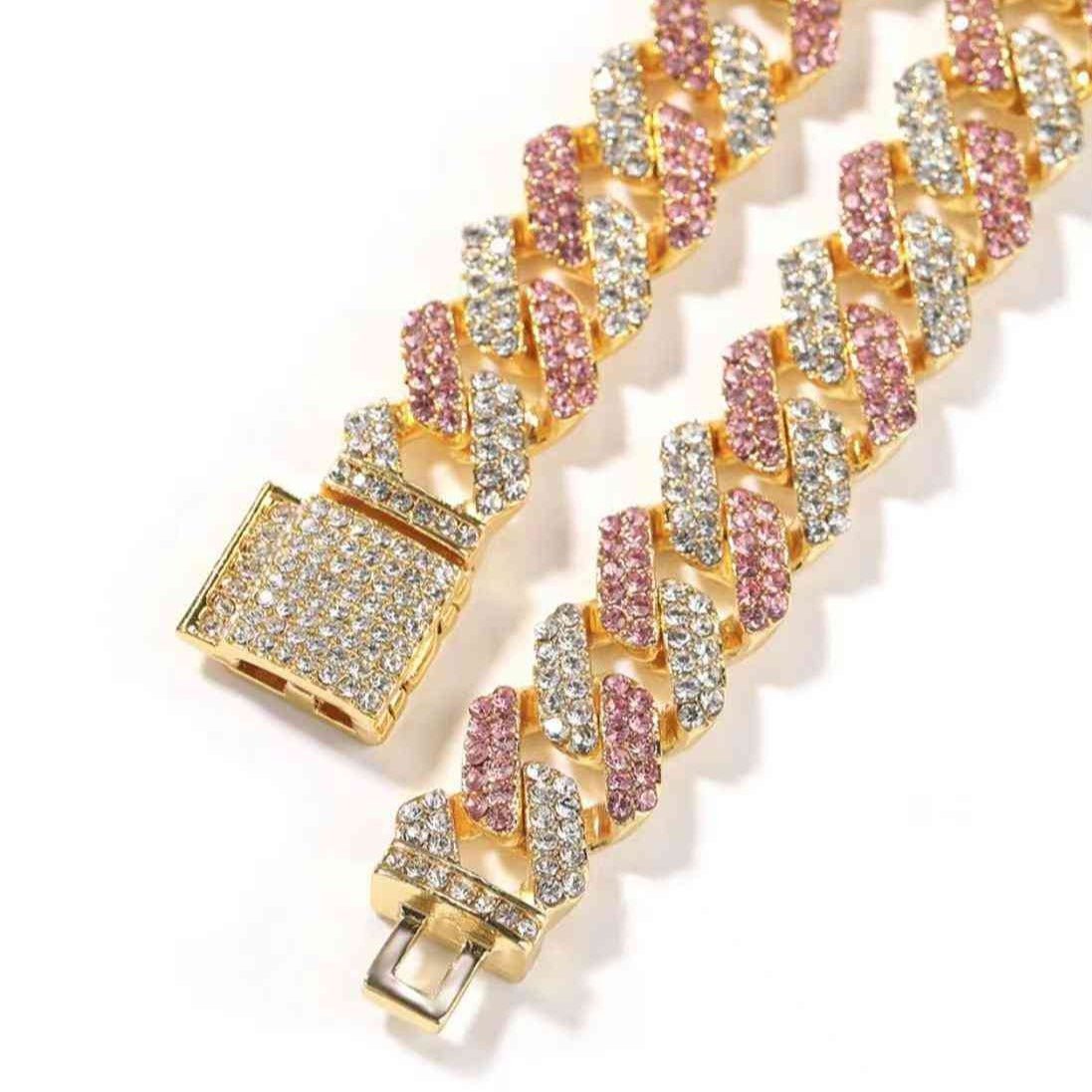 13MM Cuban Chain Zircon Necklace