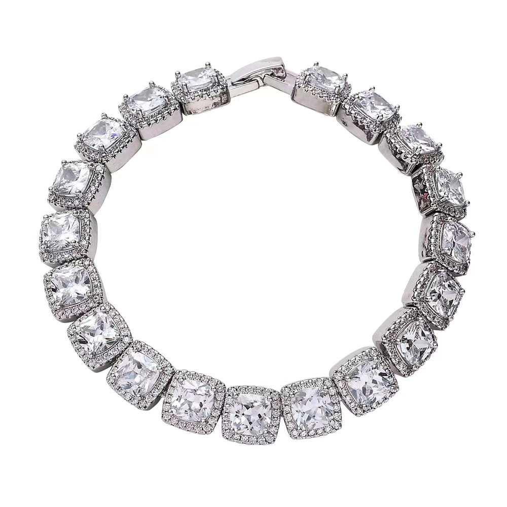 10MM Cuban Sugar Zircon Bracelet