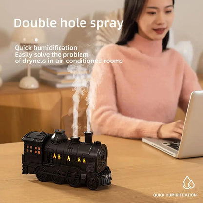 300 ml Steam Train Ultrasonic Aroma Diffuser   Keryul