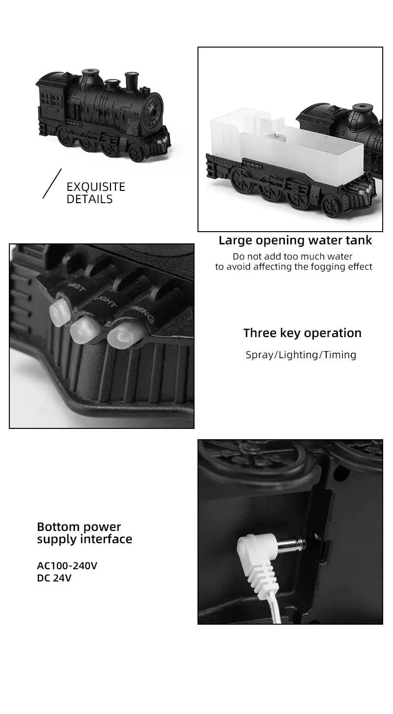 300 ml Steam Train Ultrasonic Aroma Diffuser   Keryul