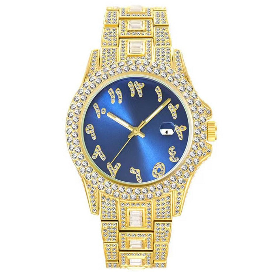 Arabic Dial Watch Blue