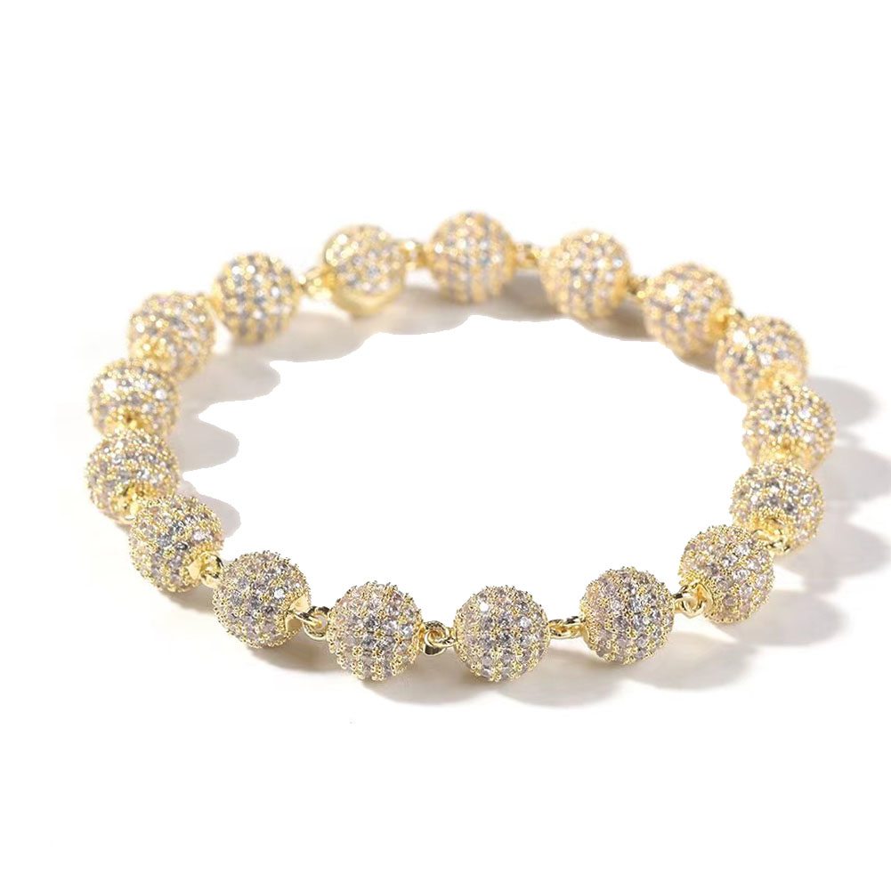 9MM Zircon Ball Bracelet