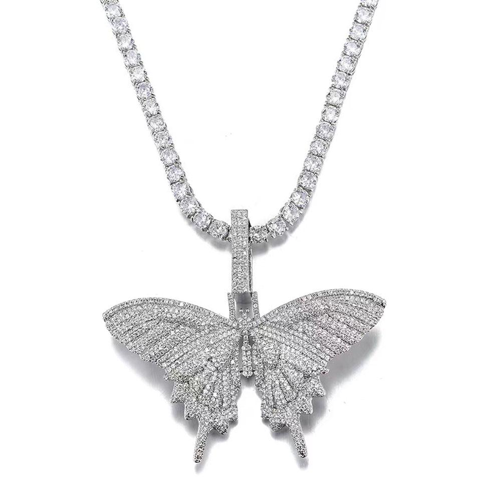 Butterfly Cuban Necklace