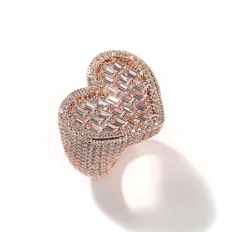 Rich Heart Zircon Ring