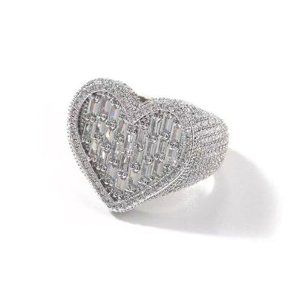 Rich Heart Zircon Ring