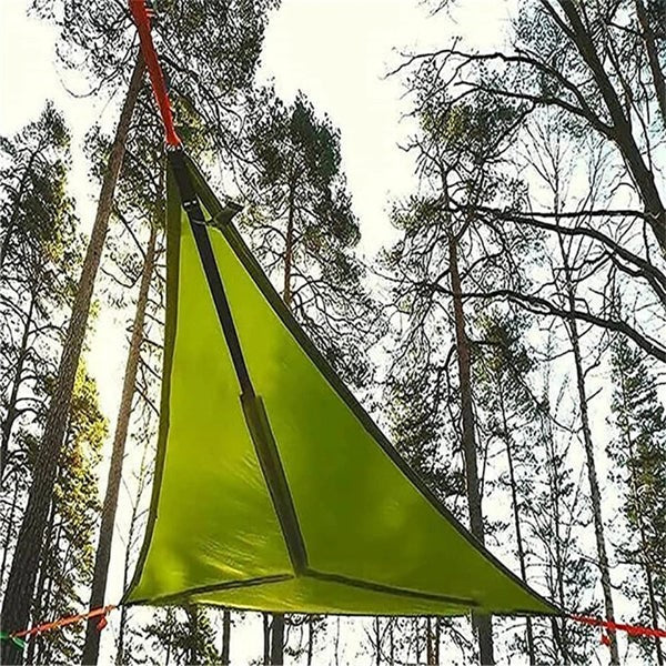 Multi Person Portable Hammock 3 Point Aerial Camping outdoor Triangle Hammock Back Yard