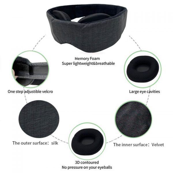 100% Blackout Sleep Mask