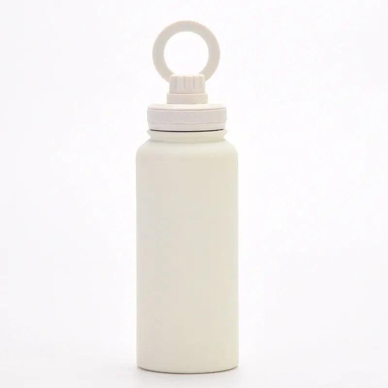 Insulated Bottle with Magnetic Phone Holder  Ivory-White Keryul