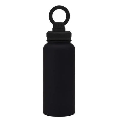 Insulated Bottle with Magnetic Phone Holder  Midnight-Black Keryul