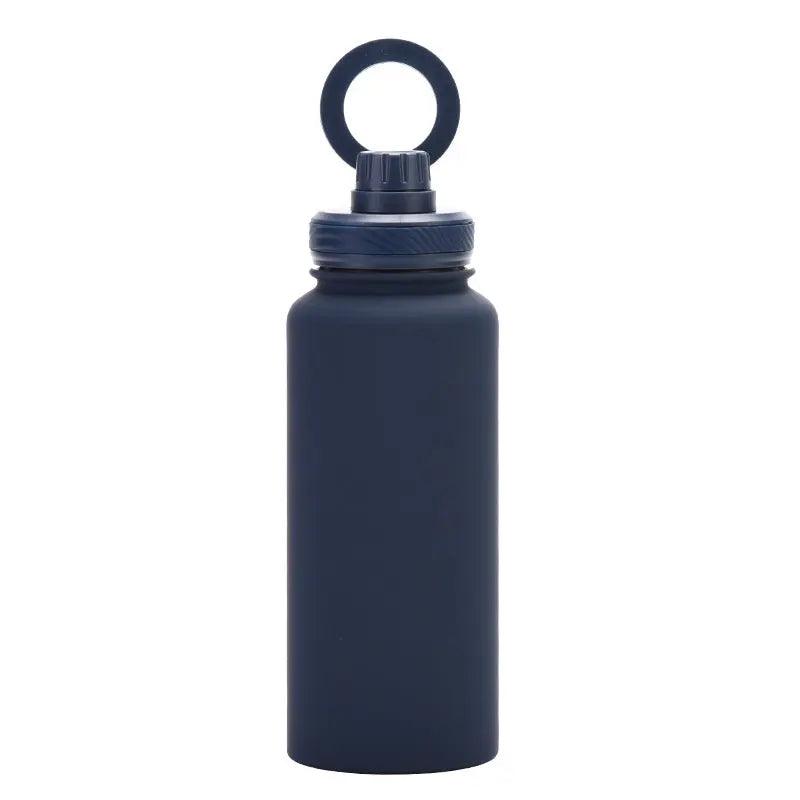 Insulated Bottle with Magnetic Phone Holder  Navy-Blue Keryul