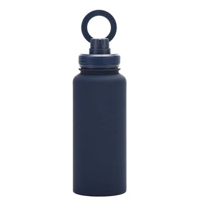 Insulated Bottle with Magnetic Phone Holder  Navy-Blue Keryul