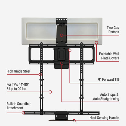 KY540 Upgraded Folding TV Stand