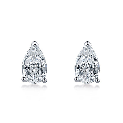 Romantic Pear Zircon Earrings