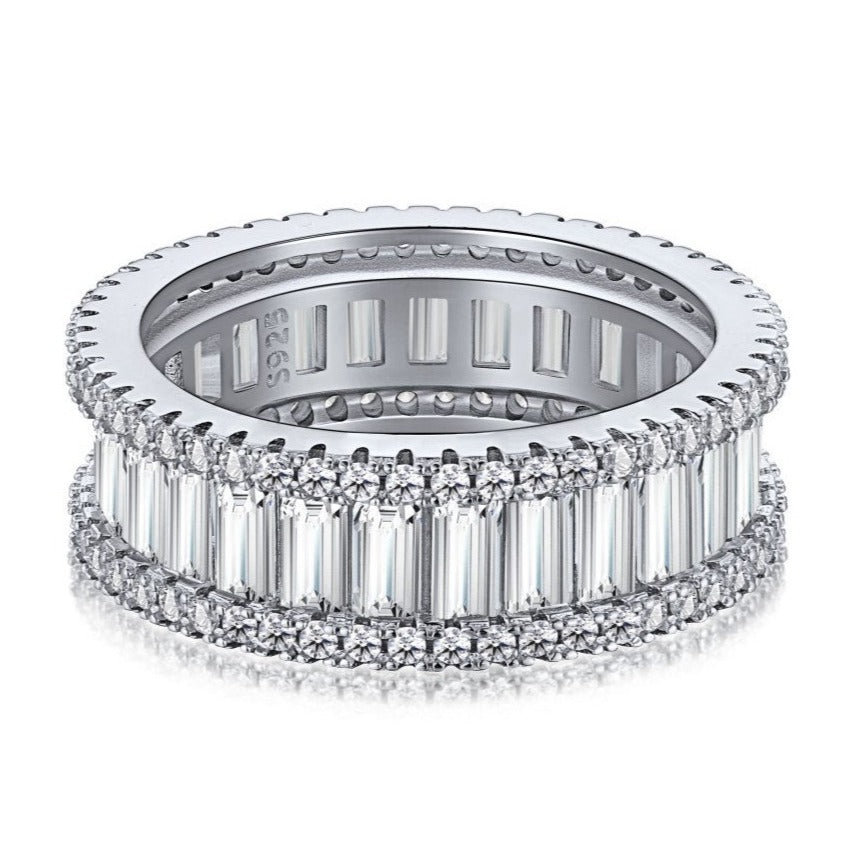 Charlotte Band Sterling Silver Ring