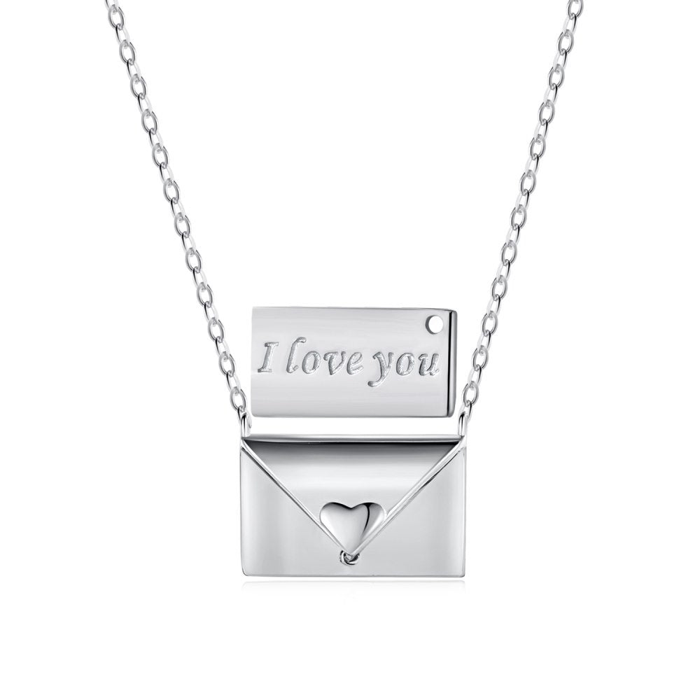 I love you Sterling Silver Necklace