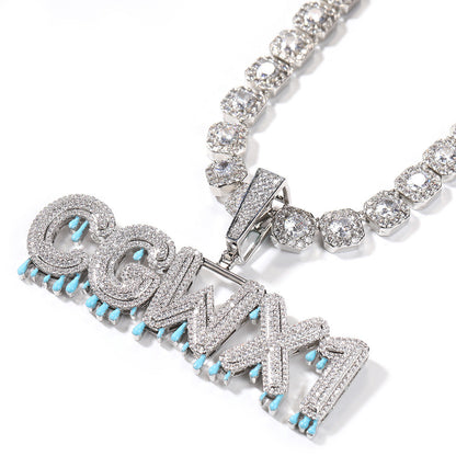 Fluorescence Custom Made Name Necklace