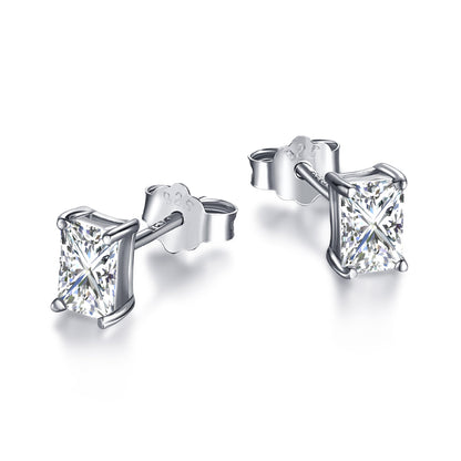 Classic Radiant Zircon Earrings