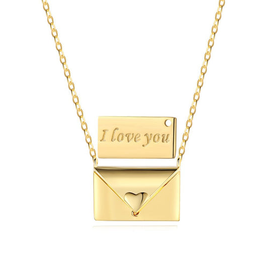 I love you Sterling Silver Necklace