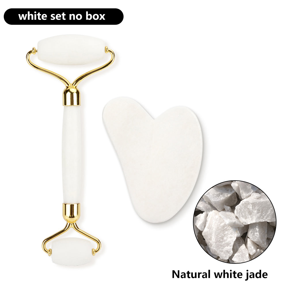 Jade Roller and Gua Sha Set