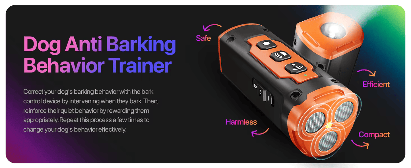 Advanced Ultrasonic Anti-Bark Dog Training Device