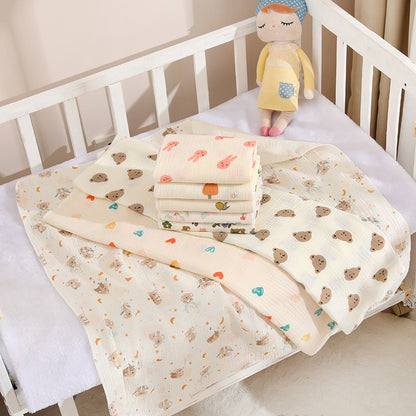 Newborn Cotton Muslin Swaddle Blanket