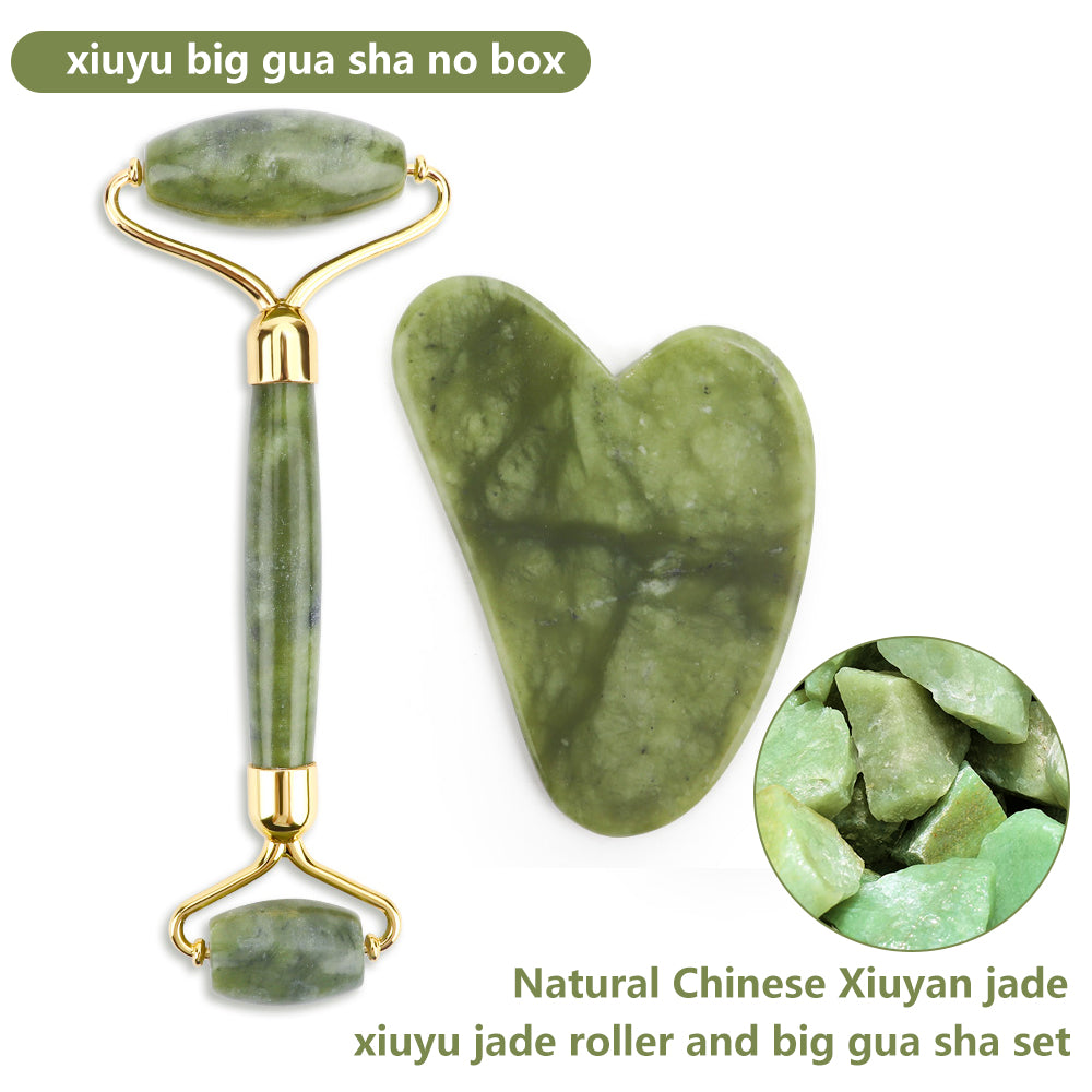 Jade Roller and Gua Sha Set