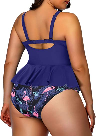 Two Piece Swimsuit for Women - High Waisted Swimsuit