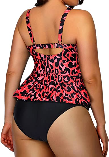 Two Piece Swimsuit for Women - High Waisted Swimsuit