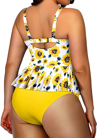 Two Piece Swimsuit for Women - High Waisted Swimsuit