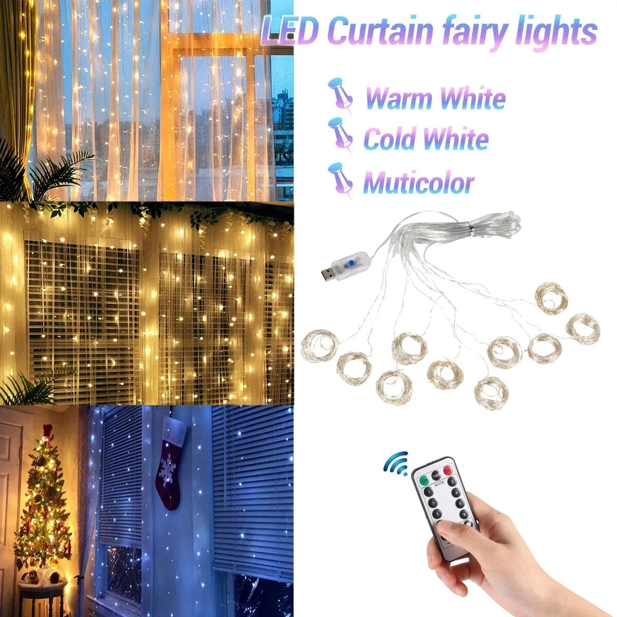 Festive Glow Fairy Strings