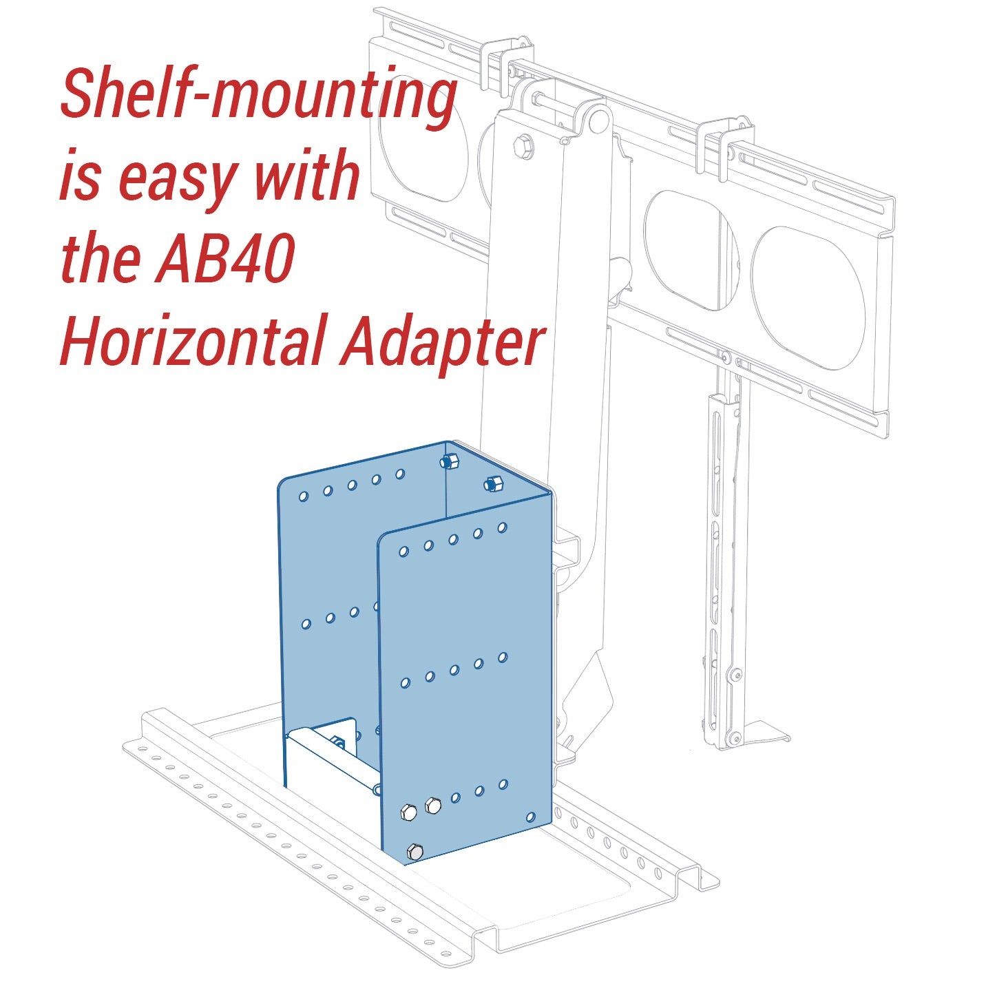 Adaptador horizontal KY40